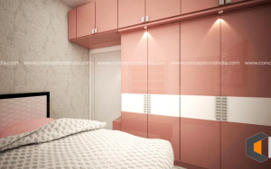 unique bedroom interiors pink