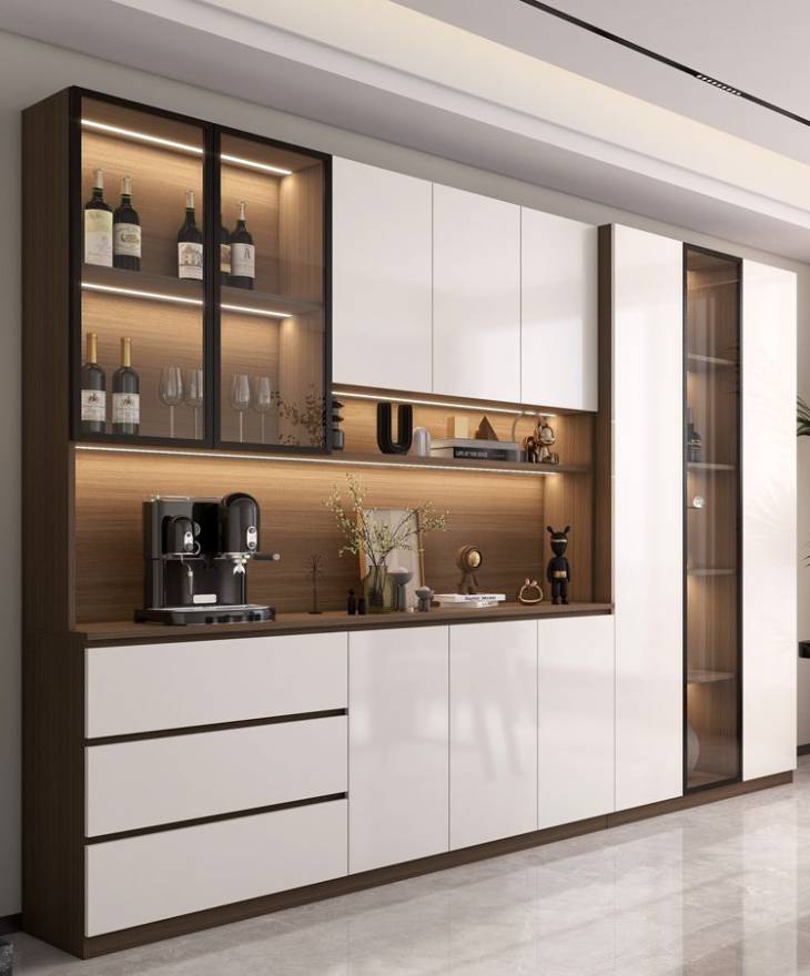 Crockery Unit Design – Stylish Storage for Dining Areas