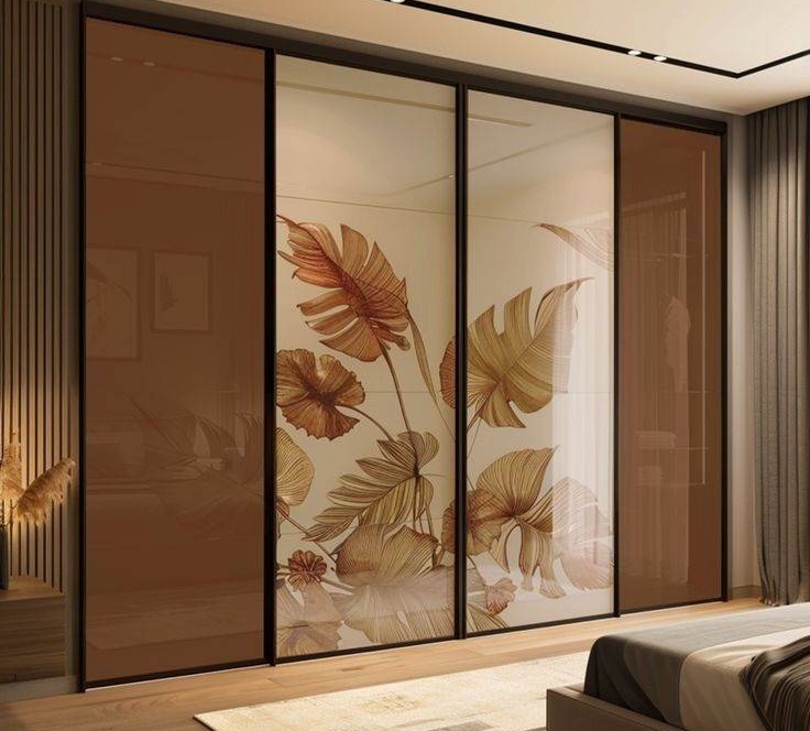 Custom sliding wardrobe design for bedroom in Bangalore