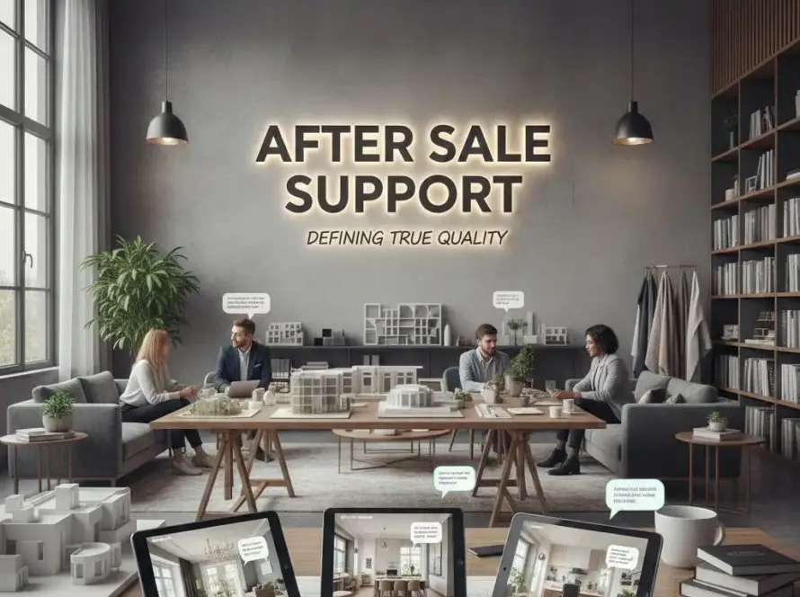 after-sales support in interior design ensures long-term interior quality and customer satisfaction