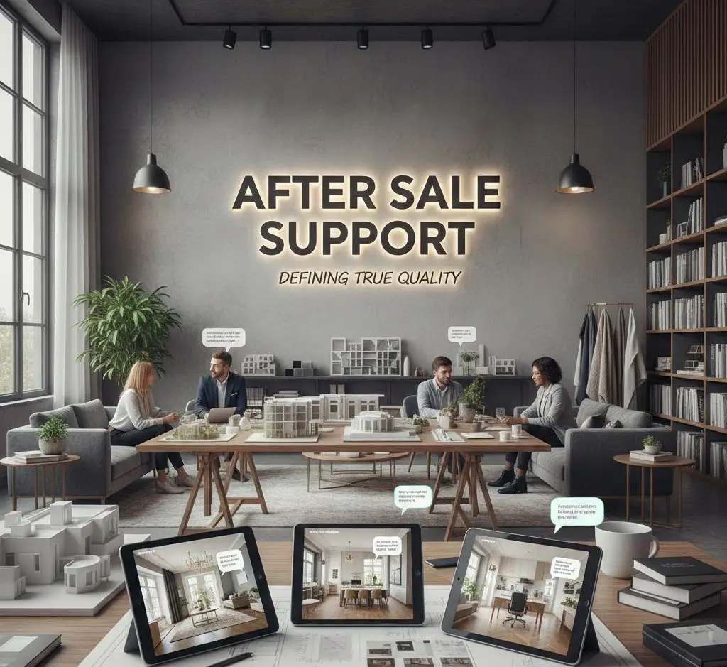 after-sales support in interior design ensures long-term interior quality and customer satisfaction