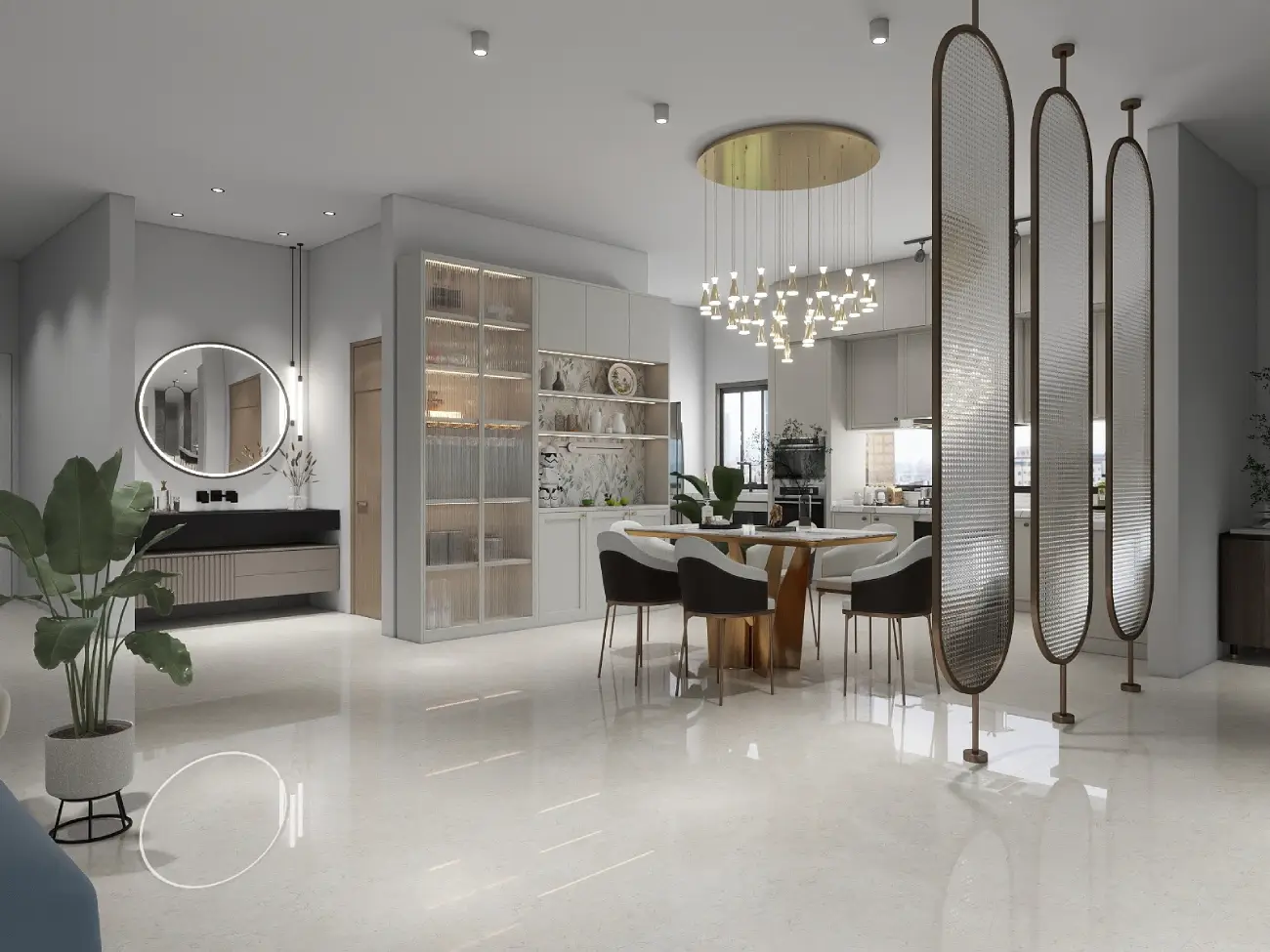 Interior Modular Solutions